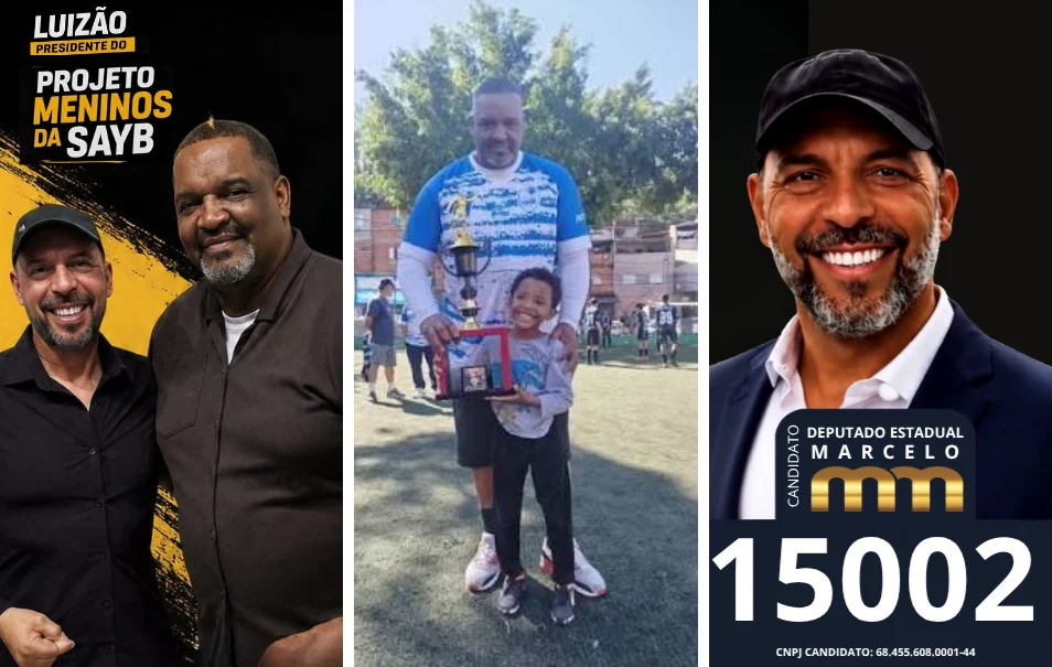 Esporte, cultura e oportunidades: Luizão, presidente do projeto Meninos da SAYB, declara apoio a Marcelo MM