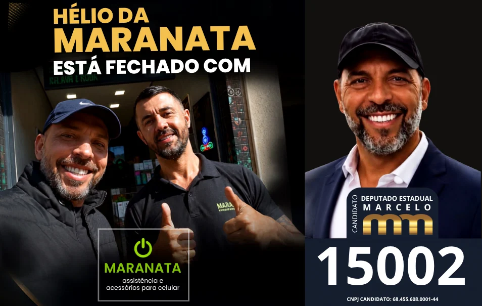 Marcelo MM e Hélio da Maranata: parceria em defesa de uma cidade mais forte, próspera e humana
